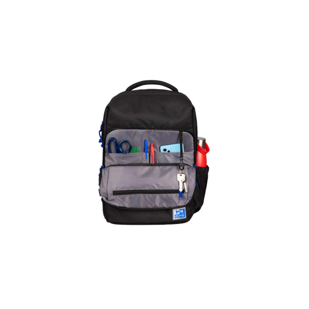 Oxford - 400174091 mochila Mochila informal Negro Poliéster, Polietileno