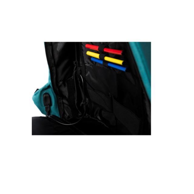 Smile - Mochila Antirrobo para Portátil hasta 16 pulgadas The Rock con Puerto USB color Azul