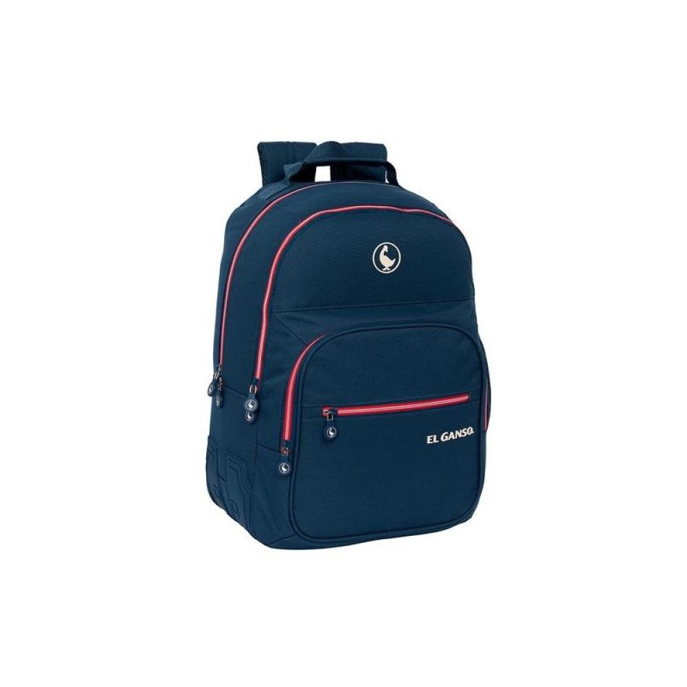 Safta - SAFTA MOCHILA DOBLE ADAPTABLE CARRO EL GANSO CLASSIC 20L AZUL