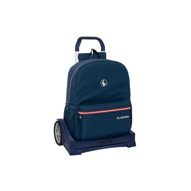 Safta - SAFTA MOCHILA 754+CARRO EVOLUTION EL GANSO CLASSIC 19,25L AZUL