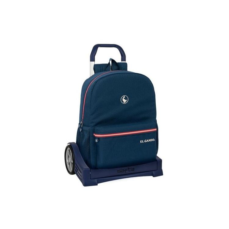 Safta - SAFTA MOCHILA 754+CARRO EVOLUTION EL GANSO CLASSIC 19,25L AZUL