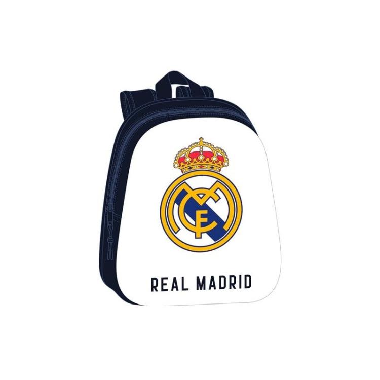 Safta - SAFTA MOCHILA 8,64L INFANTIL 3D REAL MADRID