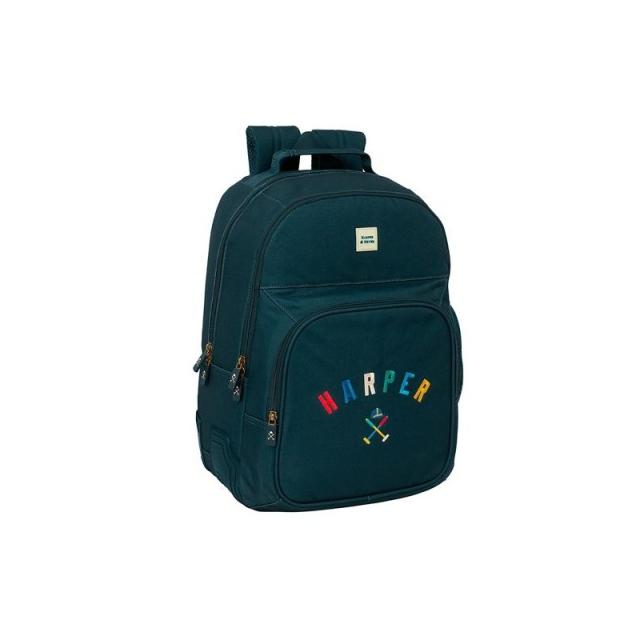 Safta - SAFTA MOCHILA DOBLE 20L ADAPTABLE CARRO HARPER & NEYER