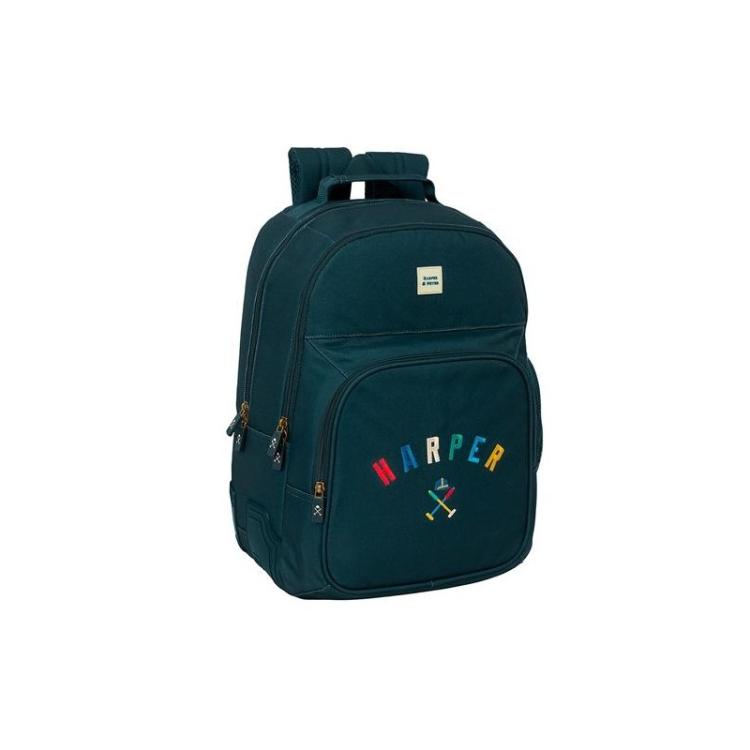 Safta - SAFTA MOCHILA DOBLE 20L ADAPTABLE CARRO HARPER & NEYER