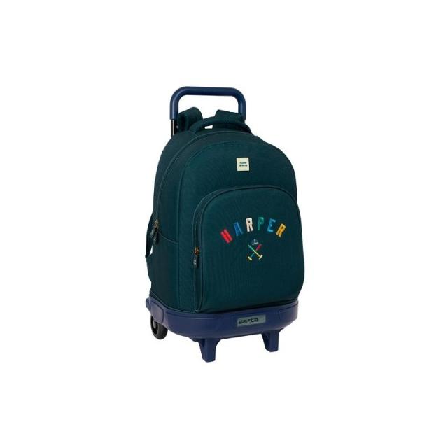 Safta - SAFTA MOCHILA GRANDE CON RUEDAS COMPACT EXTRAÍBLE HARPER & NEYER