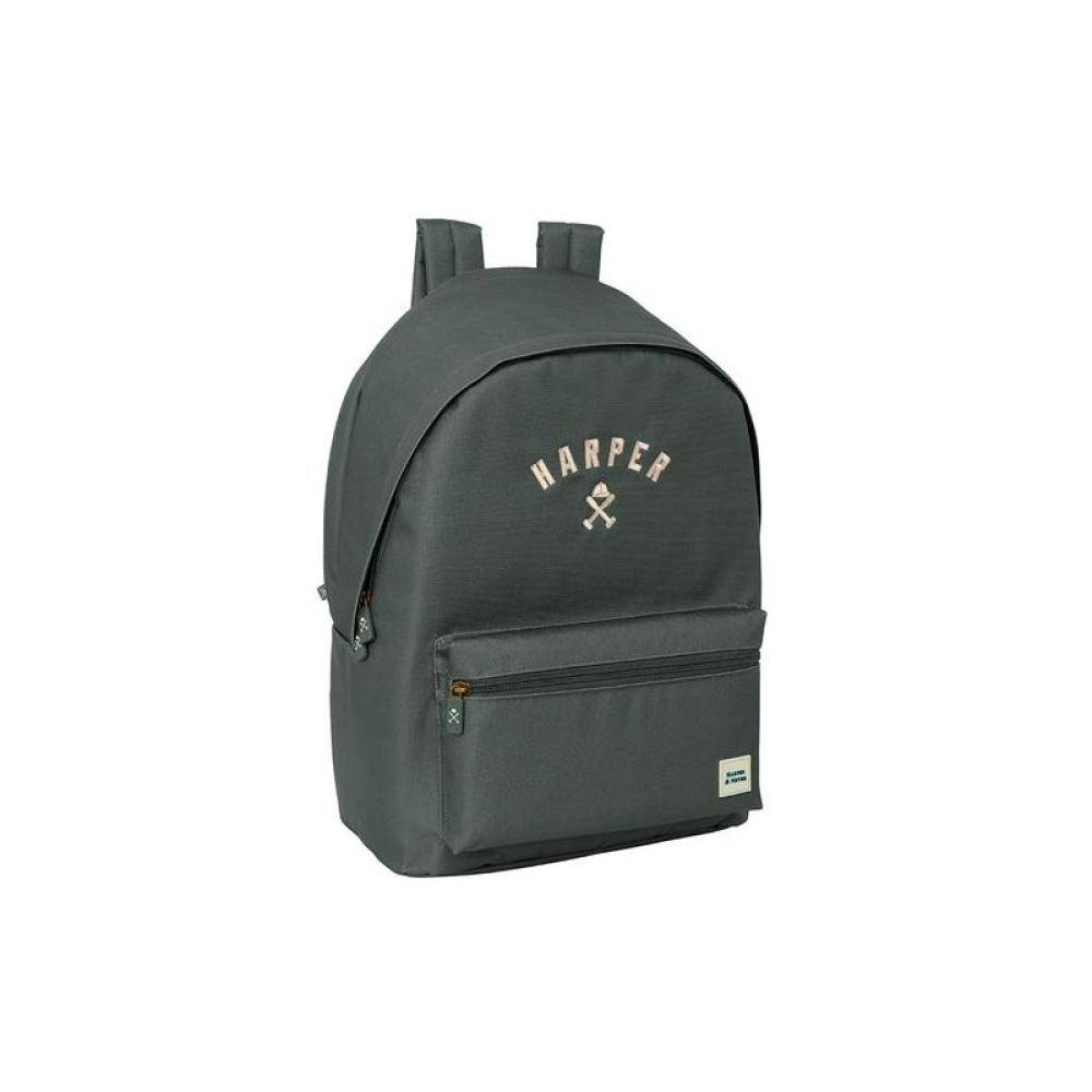 Safta - SAFTA MOCHILA DOBLE PARA PORTATIL 15,6+USB HARPER & NEYER GREY