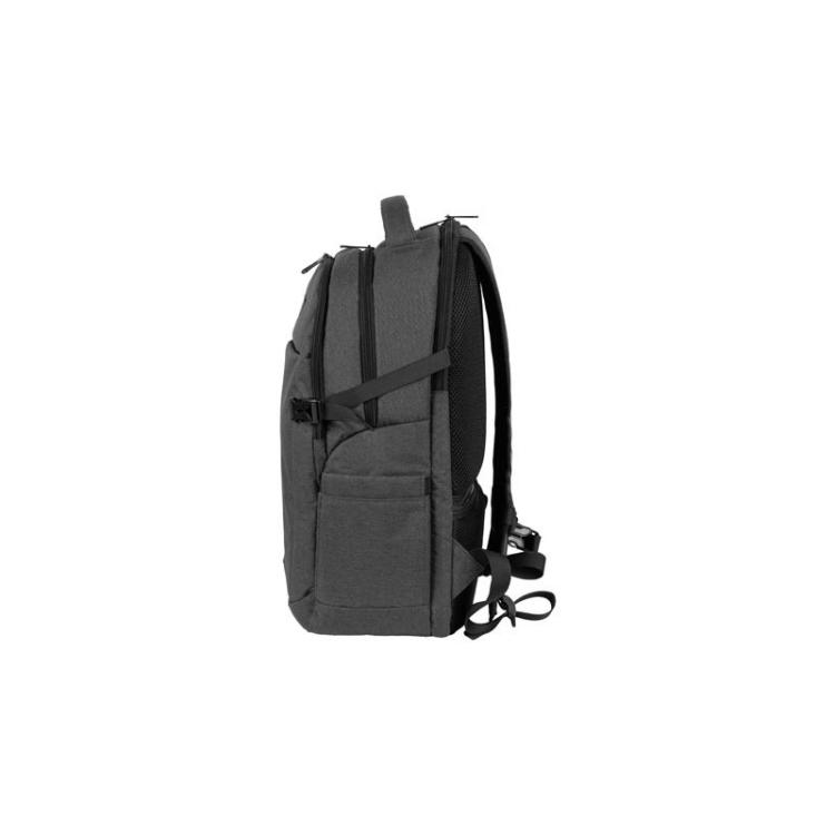 NATEC - NTO-2226 mochila City backpack Negro, Gris Poliéster