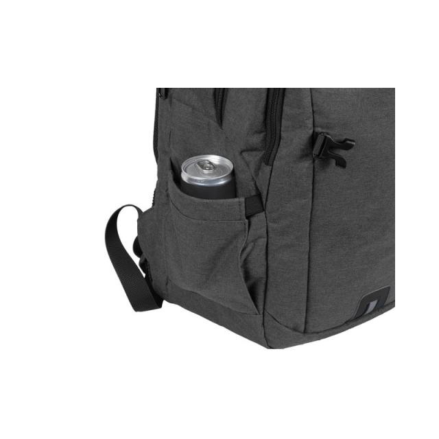 NATEC - NTO-2226 mochila City backpack Negro, Gris Poliéster