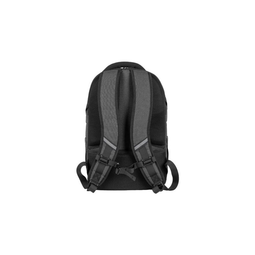 NATEC - NTO-2226 mochila City backpack Negro, Gris Poliéster