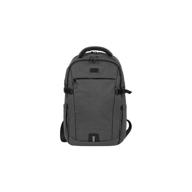 NATEC - NTO-2226 mochila City backpack Negro, Gris Poliéster