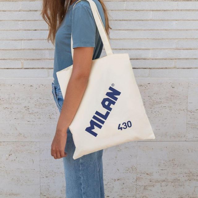 Milan - 62101SNCBG bolsa de compras Beige Bolso grande