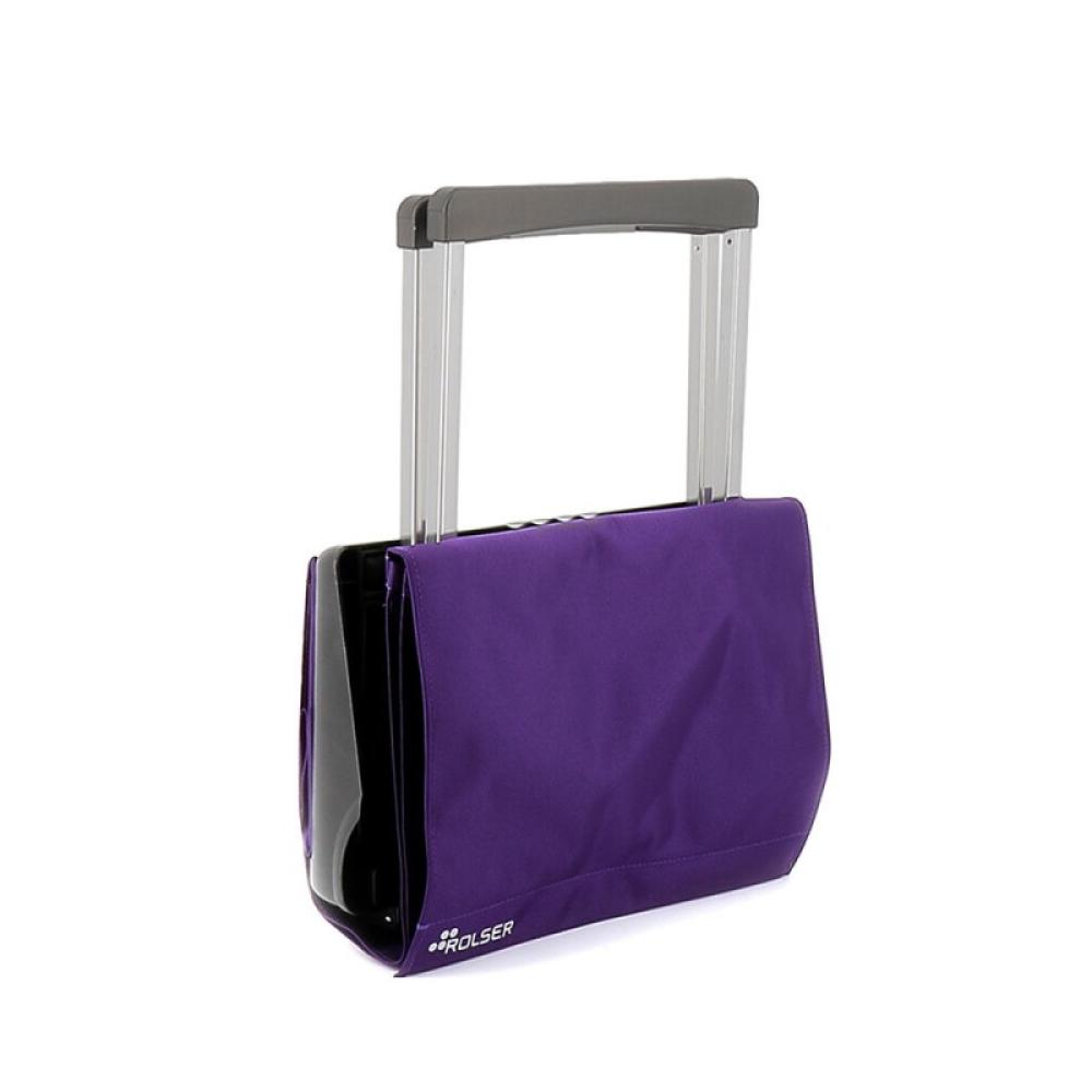Rolser - PLE001 bolsa de compras Púrpura Bolsa para carrito de la compra