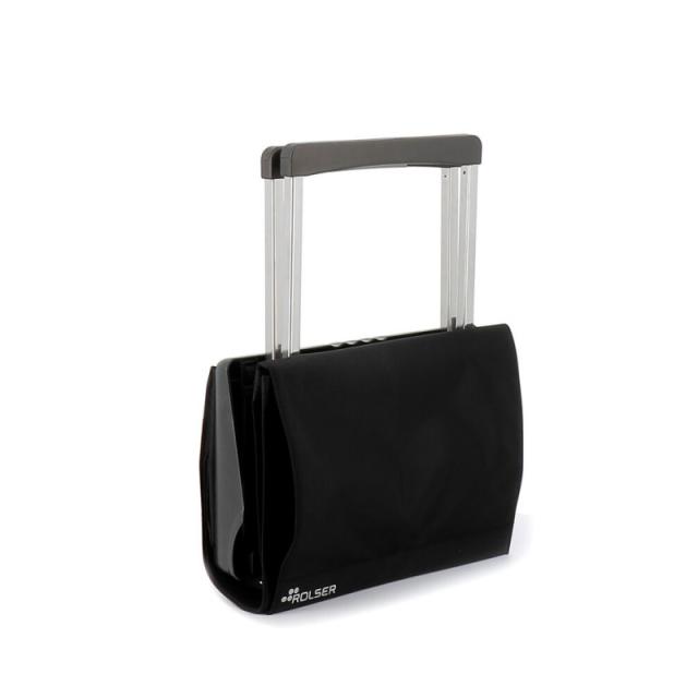 Rolser - PLE001-1023 bolsa de compras Negro Bolsa para carrito de la compra