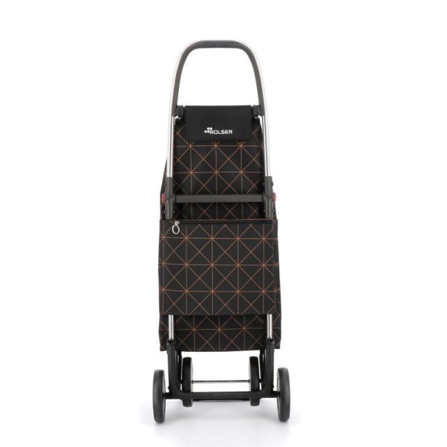 Rolser - IMX369-1012 bolsa de compras Negro, Naranja Bolsa para carrito de la compra