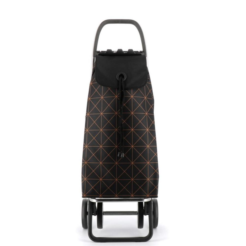 Rolser - IMX369-1012 bolsa de compras Negro, Naranja Bolsa para carrito de la compra