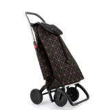 Rolser - IMX369-1012 bolsa de compras Negro, Naranja Bolsa para carrito de la compra