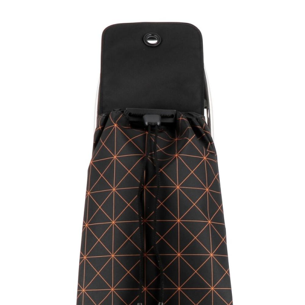 Rolser - IMX369-1012 bolsa de compras Negro, Naranja Bolsa para carrito de la compra