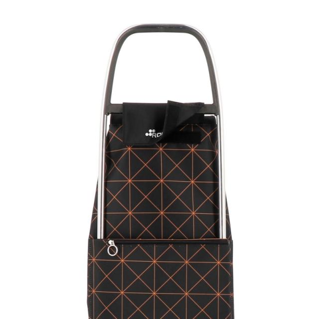 Rolser - IMX369-1012 bolsa de compras Negro, Naranja Bolsa para carrito de la compra
