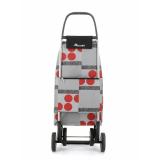 Rolser - I-Max Logos Negro, Gris, Rojo Bolsa para carrito de la compra