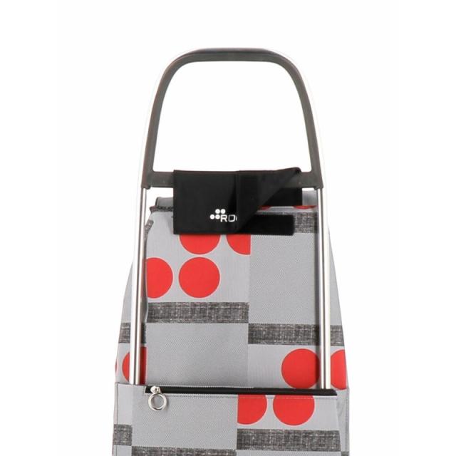 Rolser - I-Max Logos Negro, Gris, Rojo Bolsa para carrito de la compra