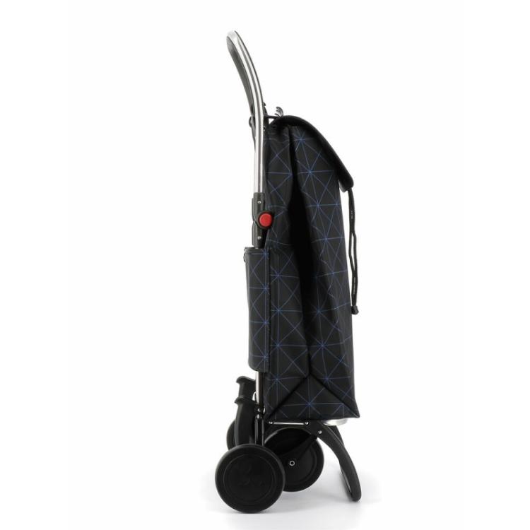 Rolser - I-Max Star Negro, Azul Bolsa para carrito de la compra