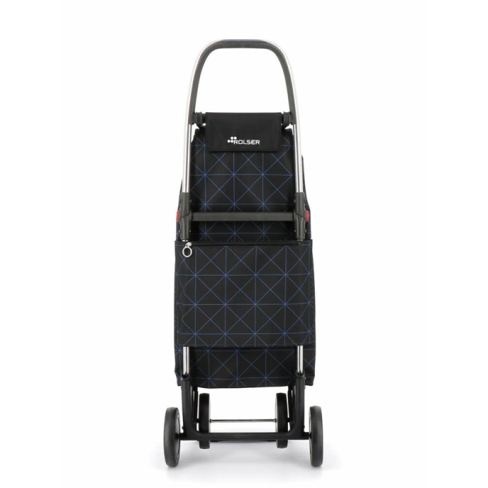Rolser - I-Max Star Negro, Azul Bolsa para carrito de la compra