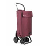 Rolser - Sbelta MF Negro, Borgoña Bolsa para carrito de la compra