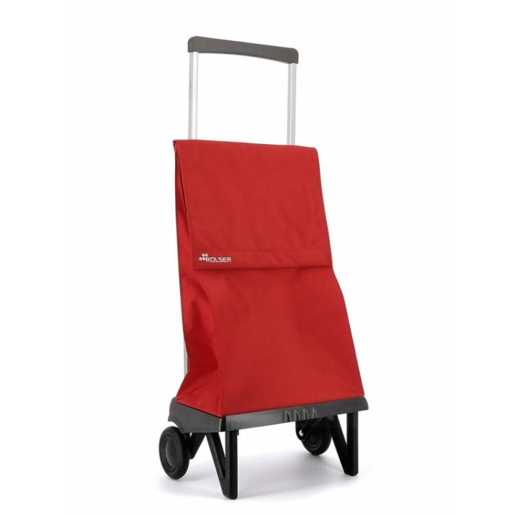 Rolser - Plegamatic MF Negro, Rojo Bolsa para carrito de la compra