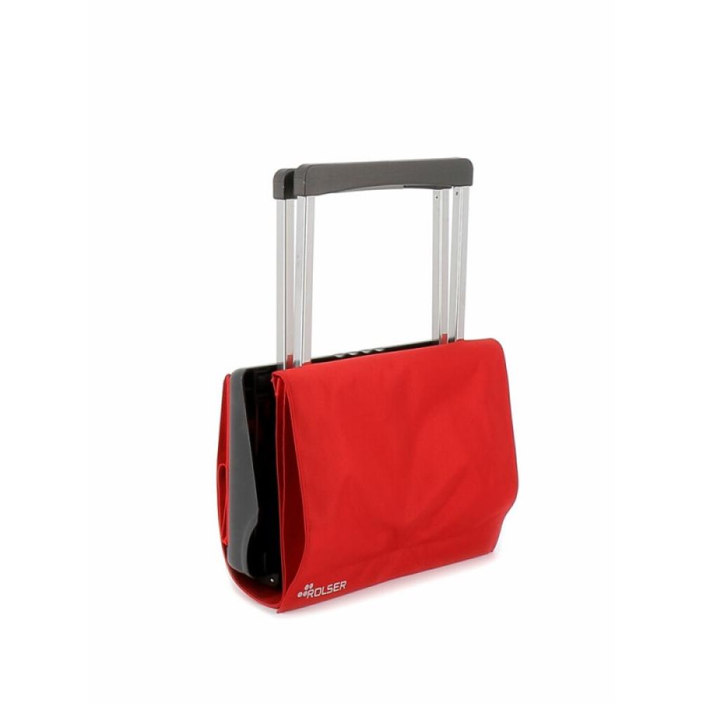 Rolser - Plegamatic MF Negro, Rojo Bolsa para carrito de la compra
