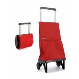 Rolser - Plegamatic MF Negro, Rojo Bolsa para carrito de la compra