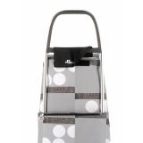 Rolser - I-Max Logos Negro, Gris, Blanco Bolsa para carrito de la compra