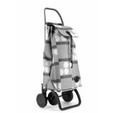 Rolser - I-Max Logos Negro, Gris, Blanco Bolsa para carrito de la compra