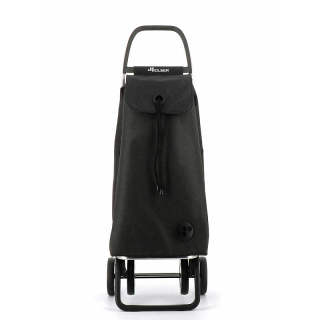 Rolser - I-Max Tweed Negro Bolsa para carrito de la compra