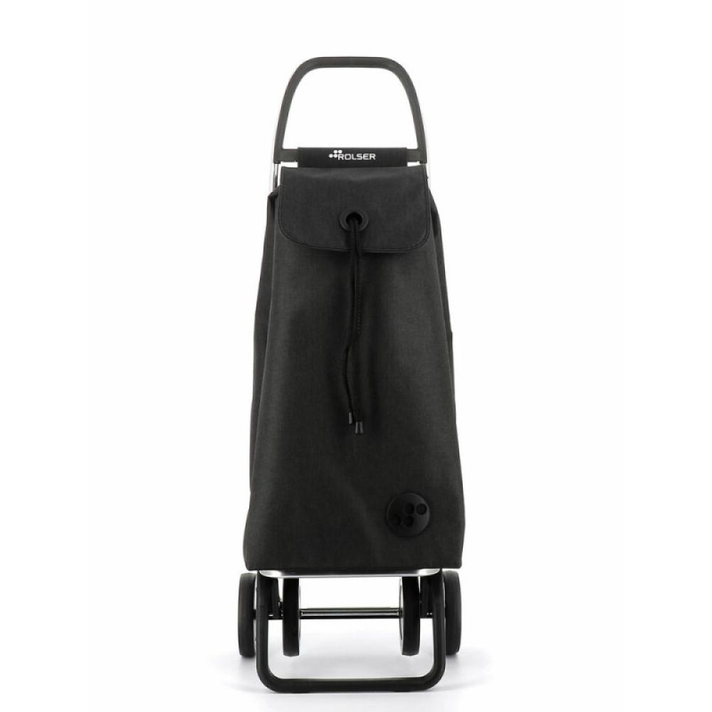 Rolser - I-Max Tweed Negro Bolsa para carrito de la compra