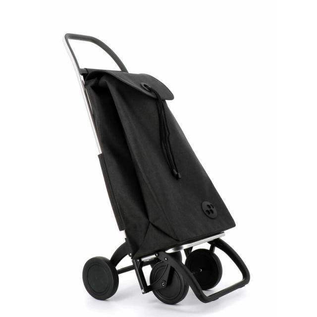 Rolser - I-Max Tweed Negro Bolsa para carrito de la compra