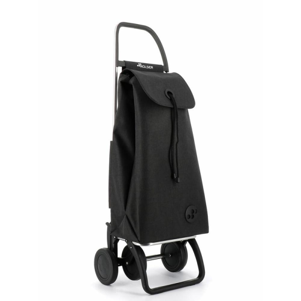 Rolser - I-Max Tweed Negro Bolsa para carrito de la compra