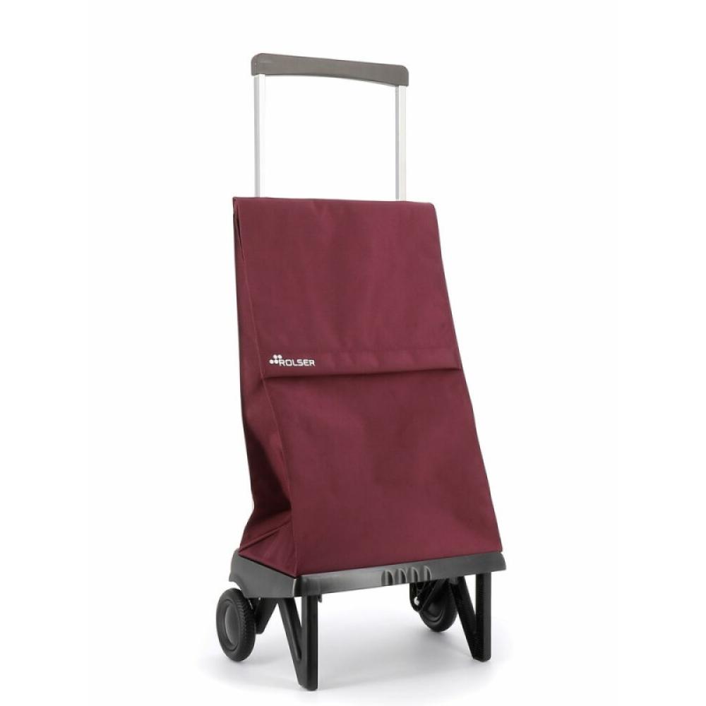 Rolser - PLE001-1060 bolsa de compras Borgoña Bolsa para carrito de la compra