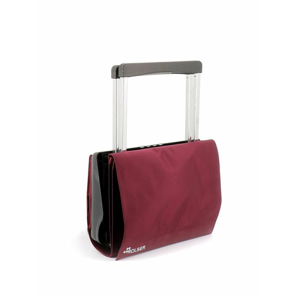 Rolser - PLE001-1060 bolsa de compras Borgoña Bolsa para carrito de la compra