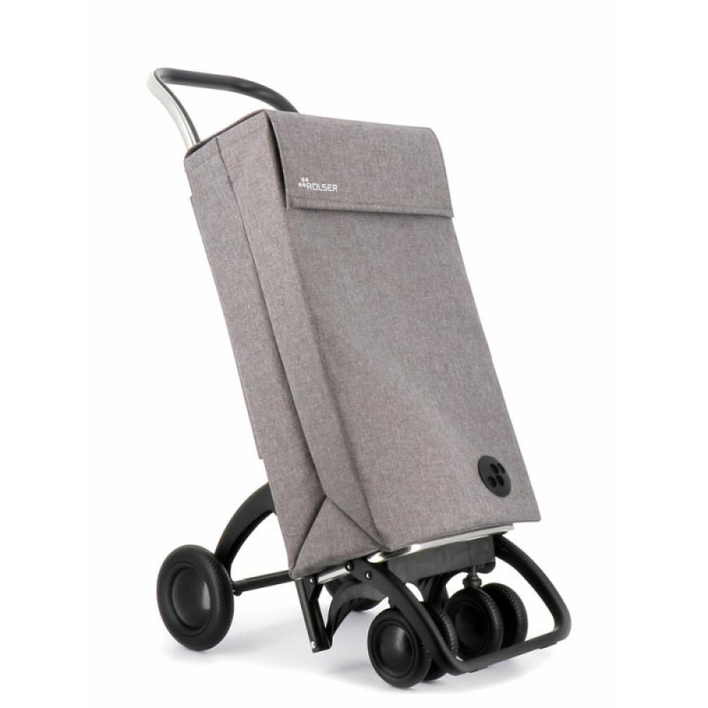 Rolser - SBE015-1022 bolsa de compras Gris Bolsa para carrito de la compra