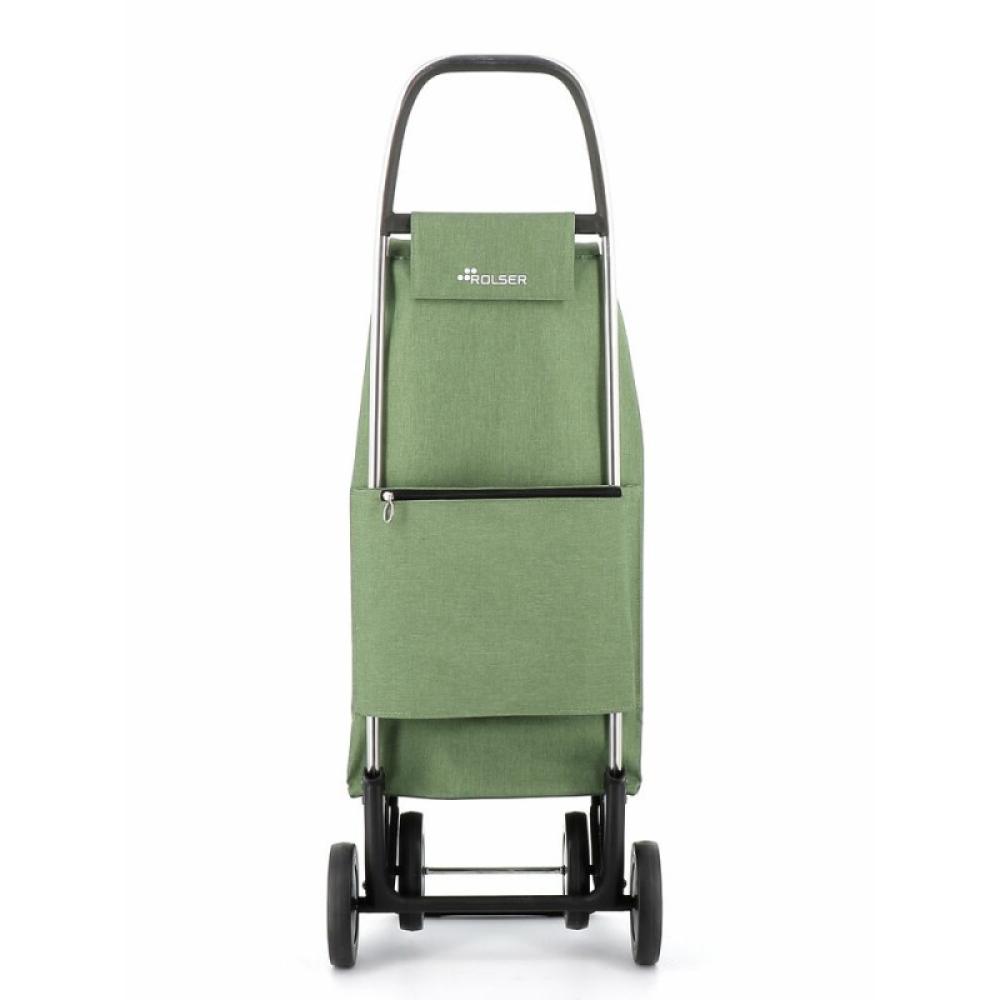 Rolser - I-Max Tweed Verde Bolsa para carrito de la compra