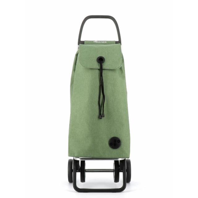 Rolser - I-Max Tweed Verde Bolsa para carrito de la compra