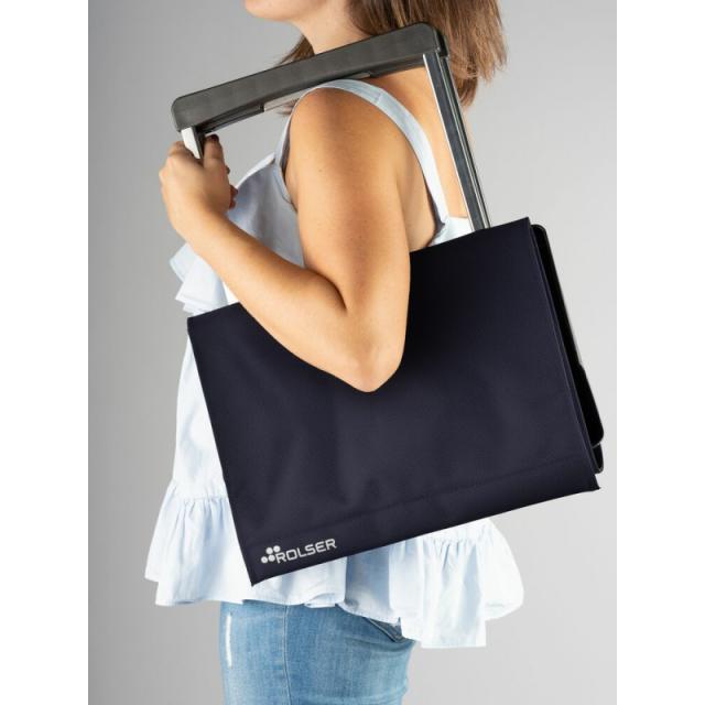Rolser - PLE001-1031 bolsa de compras Gris Bolsa para carrito de la compra