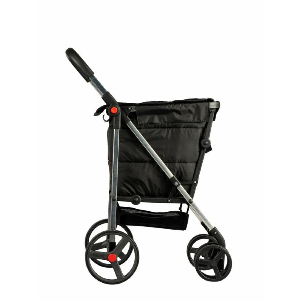 Rolser - BAS001-1023 bolsa de compras Negro Bolsa para carrito de la compra