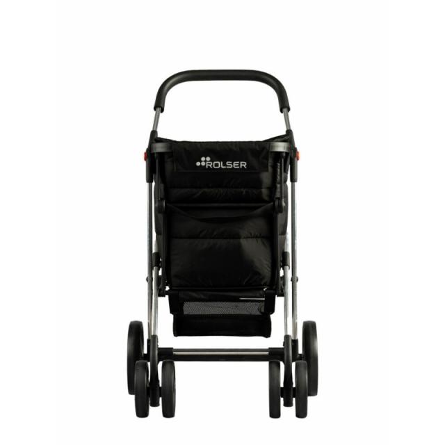 Rolser - BAS001-1023 bolsa de compras Negro Bolsa para carrito de la compra