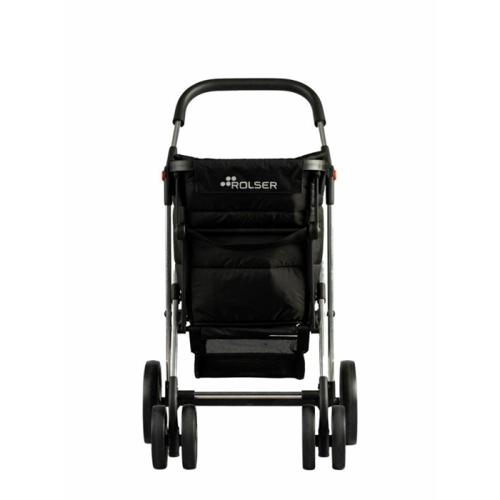 Rolser - BAS001-1023 bolsa de compras Negro Bolsa para carrito de la compra