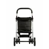 Rolser - BAS001-1023 bolsa de compras Negro Bolsa para carrito de la compra