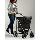 Rolser - BAS001-1023 bolsa de compras Negro Bolsa para carrito de la compra