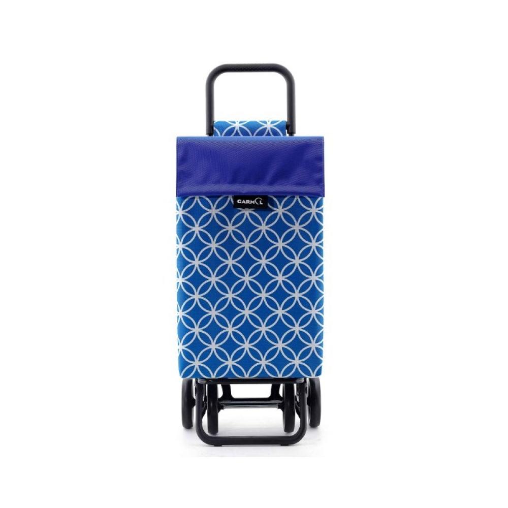 Garmol - 10015 Geo Negro, Azul Bolsa para carrito de la compra