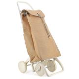 Rolser - I-Max Yute Off White 4 Beige Bolsa para carrito de la compra