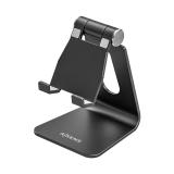 AISENS - Soporte De Sobremesa Tamaño M Ajustable (1 Pivote) Para Movil / Tablet, Negro